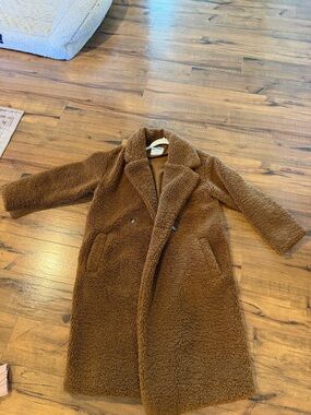 Old Navy Brown Teddy Faux-Shearling Jacket